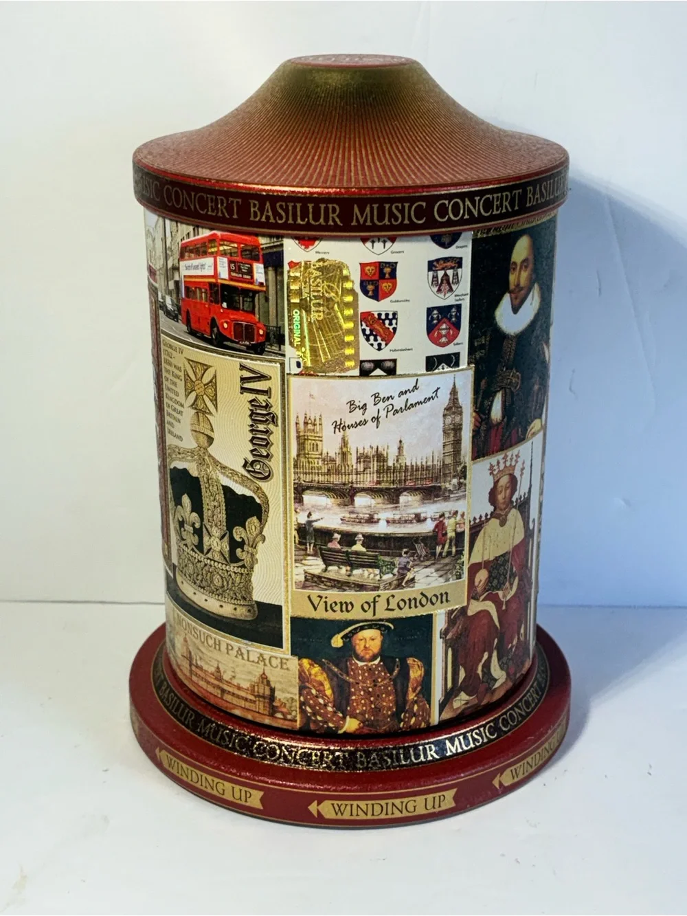 Basilur Music Concert London Musical Tea Tin Canister – Plays 